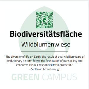 Biodiversitäts(Flächenschild)